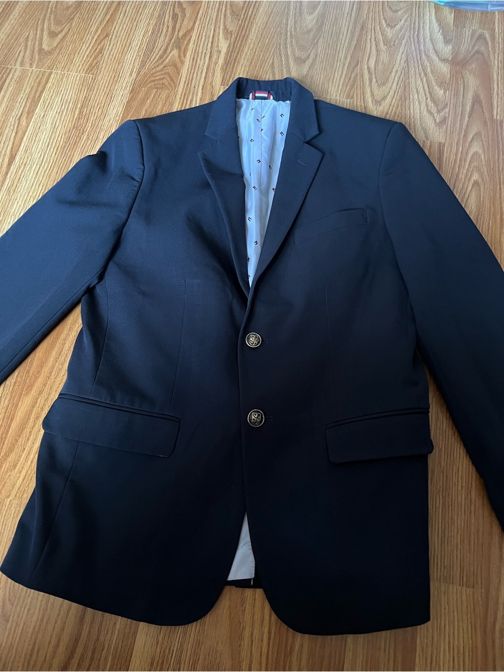 Tommy Hilfiger Boys Navy Blue Sport Coat Blazer